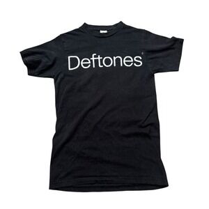Deftones Ohms Band Tee Music Tour Black T-Shirt Grunge Core Rock Adult Size S‎